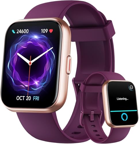 Image of Smart Watches for Women, 1.85 inch HD Smart Watch Compatible iPhone /Samsung /Android (Answer /Make Call), Fitness Watch with Heart Rate /Sleep /SpO2 Monitor, SmartWatch 3ATM Waterproof 120+ Sport Modes Alexa