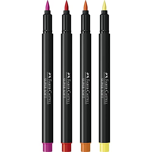 KIT SUPERSOFT CORES QUENTES - 10 PEÇAS - FABER-CASTELL