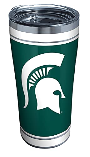 Tervis Triple Walled Michigan State University MSU Spartans Insulated Tumbler Cup Keeps Drinks Cold & Hot, 30oz - Stainless Steel, Campus
