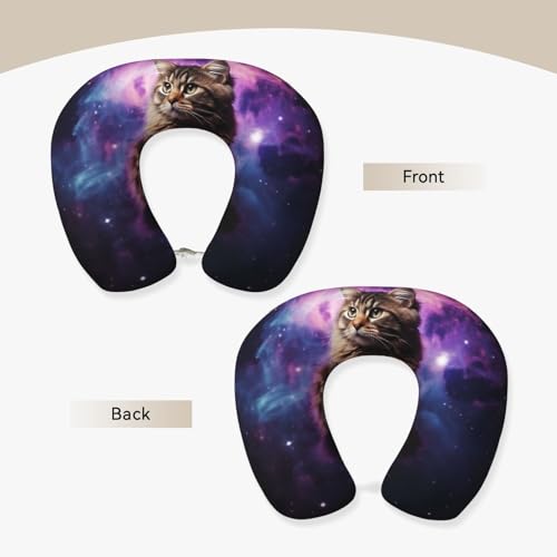 Almohada de viaje de espuma viscoelástica cómoda y portátil miniatura 2