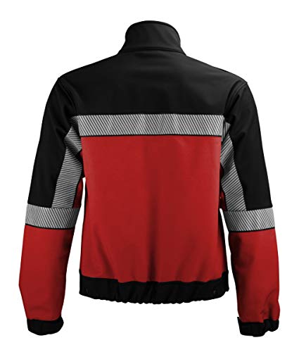 Men's High Visibility Lancer Windproof Water Resistant Work Utility & Safety Lightweight Softshell Jacket3