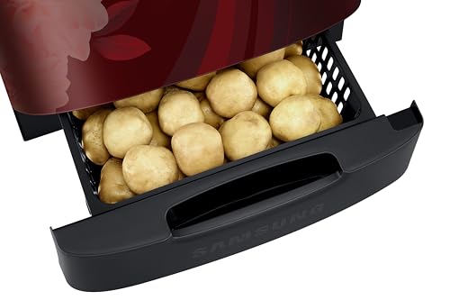 Image of Samsung 183 L, 5 Star, Digital Inverter, Direct-Cool Single Door Refrigerator (RR20F2825BR /NL, Begonia Red, Base Stand Drawer)