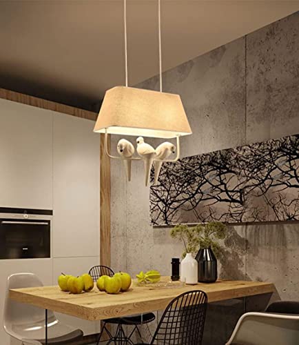 Lustre suspension en tissu haut de gamme au design minimaliste et de hauteur réglable pour salon