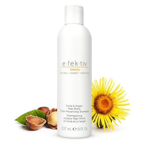 e.fek.tiv beauty Inula Plus Argan Max Shine Color Preserving Shampoo - Shampoo for Color-treated hair - Protect Enhace Hair Color - Color Safe - Sulfate-free - Vegan - Clean Formula - Unisex - 8 Oz Cover