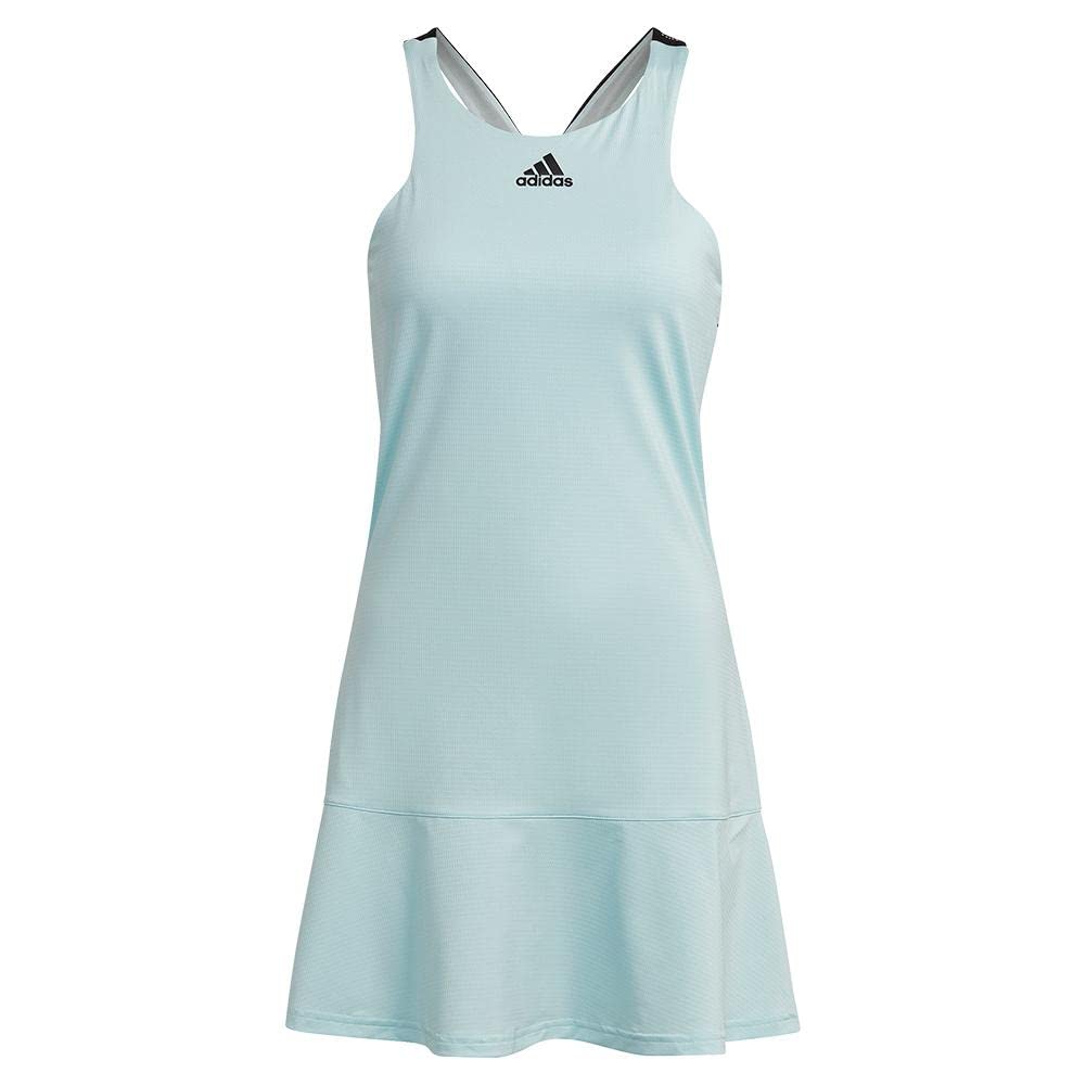 adidas Women's Tennis Y-Dress, Almost Blue, Large
