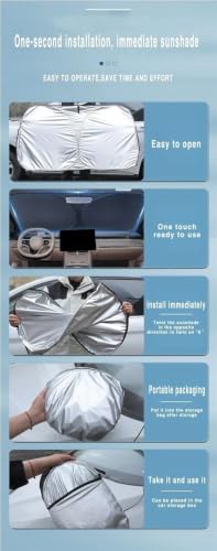 Pare-brise soleil isolation pour Peugeot 2008 2019-2025 réflecteur