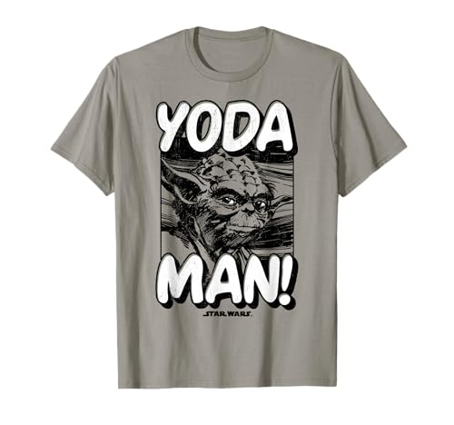 T-shirt Star Wars Yoda graphique original imprimé comics rétro
