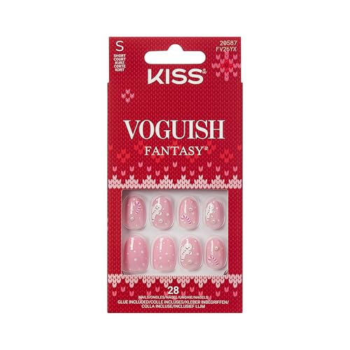 KISS Voguish Fantasy Holiday Press On Nails, ‘Ho Ho...