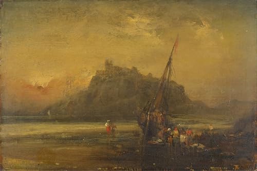 Affiche et gravure Scène de plage John Sell Cotman - Impression sur toile modern 60x90cm