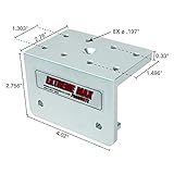 Extreme Max 3005.4402 90° Aluminum Slider Base for Tracker Versatrack Systems