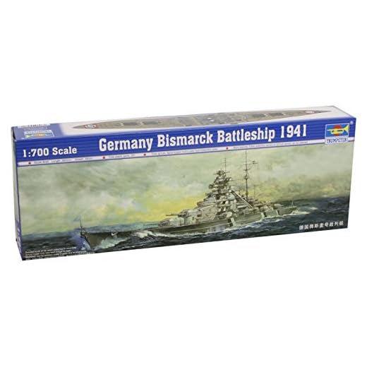 Trumpeter 05711 Modellbausatz Schlachtschiff Bismarck 1941