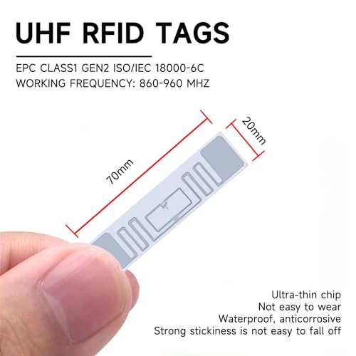Etiquetas RFID UHF Yanzeo de 73 x 20 mm: Solución definitiva contra la pérdida de documentos 3