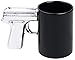 Produktbild Keramik Tasse mit Pistolen Henkel - Schwarz "Spook Cup" Design ca. 0,3l - Gadget Kaffeetasse zum Verschenken - Grinscard