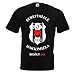 Produktbild T Shirt Besiktas Carsi Sampiyon Türkiye Istanbul Kara Kartal TS1018 (M, Schwarz)