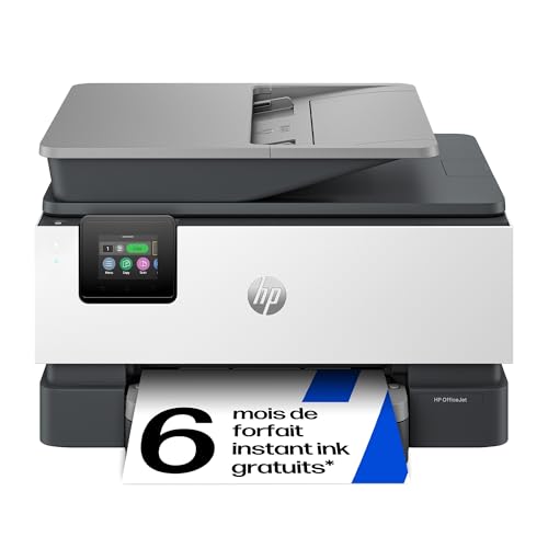HP OfficeJet Pro 9120e, 403X8B, Imprimante Multifonction à Jet d'Encre A4 Couleur, Recto Verso Automatique, 22 ppm, Wi-Fi,6 mois de forfait Instant Ink...
