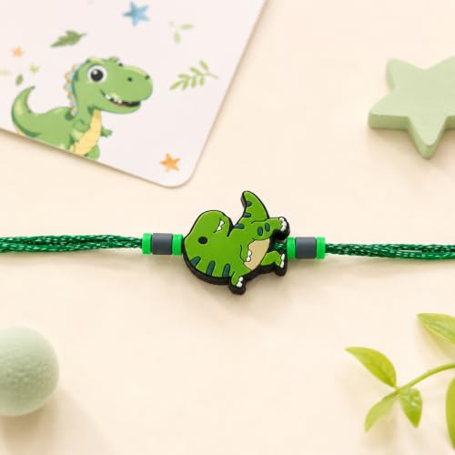 Image of The Purple Tree Cute Kids Rakhi with Roli Chawal and Card (Pack of 1) Rakshabandhan Gift for Kids, Best Rakhi For little Brother