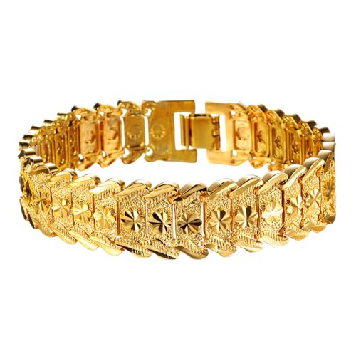 Cupimatch Mens Gold Bracelet Gothic Dragon Pendant Necklace Chain, Stainless Steel Charm Necklace 24 inch, for Halloween