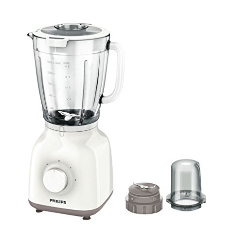 Philips Daily Collection HR2106 Tabletop blender 1.5L 400W Beige,White - blenders (Stainless steel, Glass, Polypropylene, 50/60 Hz)