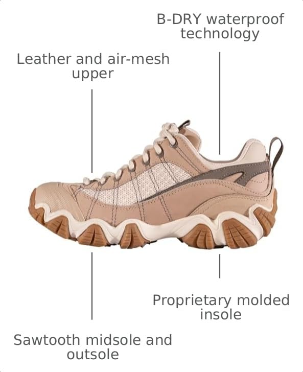 Image of Oboz Women's Firebrand II Low B-Dry Hiking Shoe