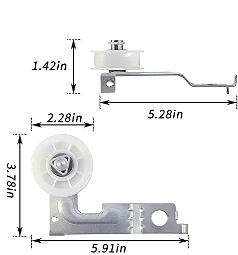 Kit Riparazione Rulli Asciugatrice Per LG DLE5977B, DLE7177RM, DLGX3571W E Affini
