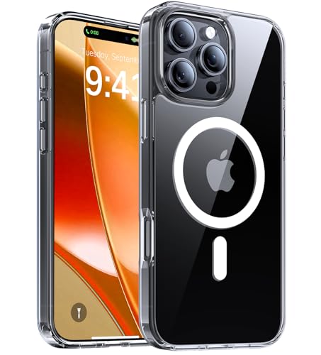 Coque iPhone 16 Pro MagSafe fine contre les chocs violents et le jaunissement du plastique