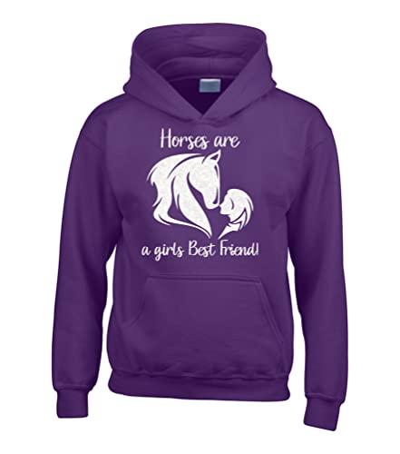 Sweat équitation violet XL pour cavalière passionnée aux écuries