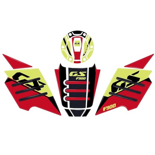 HZBHD Protector para el Tanque Pegatinas para Tanque De Motocicleta para B&MW F 900 GS F900GS F900 GS 2024- Almohadilla para Tanque De Combustible Almohadilla para Tanque(Amarillo,X1)