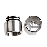 Drip Tip 810er Anschluss mit Filtersieb Wide Bore Mundstück, SMOK TFV8, TFV12, Edelstahl Mundstück Driptip