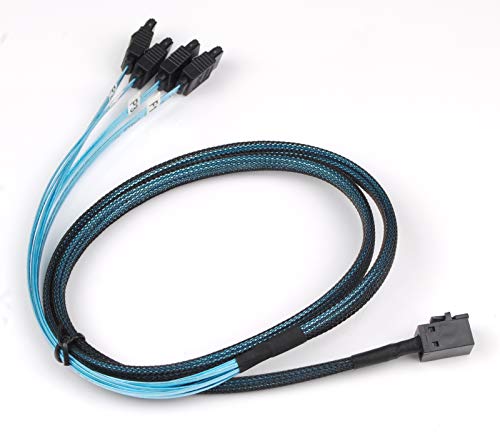 Cable Mini SAS a SATA SFF-8643 compatible con controladora miniatura 2