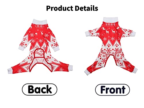 Image of Recovery Suit for Dogs After Surgery Dog Onesie Surgery Recovery Suit for Female Male Dogs Recovery Shirt for Abdominal Wounds or Skin Diseases Bodysuit Dogs Pajamas(CH,XXL)