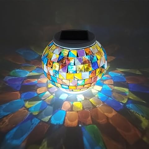 KINGCOO Colour Changing Solar Garden Lights Cover
