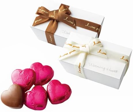 Amazon プチギフト 退職 異動 お菓子 お礼 個包装 お返し おしゃれ 人気 心を込めて ありがとう 職場 チョコ ばらまき用 業務用 大量 イベント 結婚式 Lapurハートチョコbox 15個セット Asumiウェディング チョコレート 通販