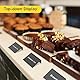 MEISO 30 Stück kleine Mini-Tafel, Preisschilder, Nachrichtentafeln Rand für Buffet-Tischkarten, Typ L, abwischbare Tafel mit 5 Stiften für Hochzeiten, Dekoration und Partys