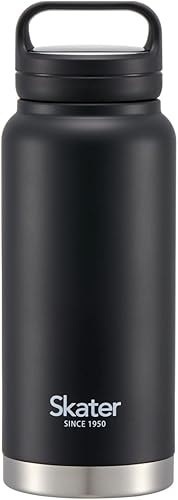 Miniatura 11 de Skater STSC12-A - Botella de acero inoxidable con aislamiento térmico, 42.2 fl oz (40.6 fl oz) con mango de tornillo, color negro Skater