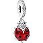 Red ladybug charms