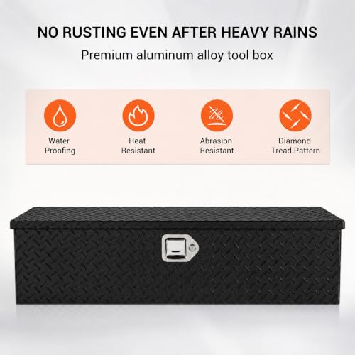 IDEALHOUSE Heavy-Duty Weather-Resistant Aluminum Truck Bed Tool Box by IDEALHOUSE - Image 3
