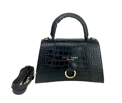 Ivan Troy Kayla Bags For Women|Genuine Italian Leather Top Handle Shoulder Bag For Women| Multifunctional Handbags For Office, Shopping, Work And Travel| Tote Bag With Detachable Shoulder Strap #TOP5