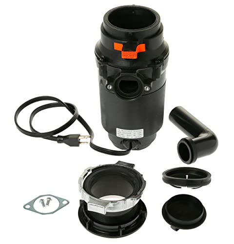 GE Disposall Continuous Feed 1/2 Horsepower Motor Garbage Disposer, Good for Grinding: Cooked Meat, Beans, & Seeds, Easy Install Kit and Power Cord Included, Recommended for 2-4 Person Homes, GFC525N - image 8