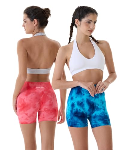 Image of AUROLA Dream Collection Women Workout Shorts High Waist Gym Shorts, Scrunch Butt Seamless Athletic Shorts