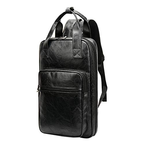 De Percusión, Musical Instruments SDENSHI Bolso de Baquetas de Cuero de PU Bolsa de Baquetas Bolsa de Transporte Suave Piezas Accs - Negro