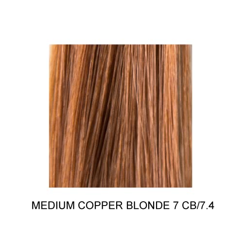 Crema para color de cabello Medium Copper Blonde 7 CB/7.4 miniatura 2