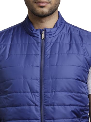 Image of Turtle Men Nylon Solid Regular Fit Sleeveless Windcheater Jacket