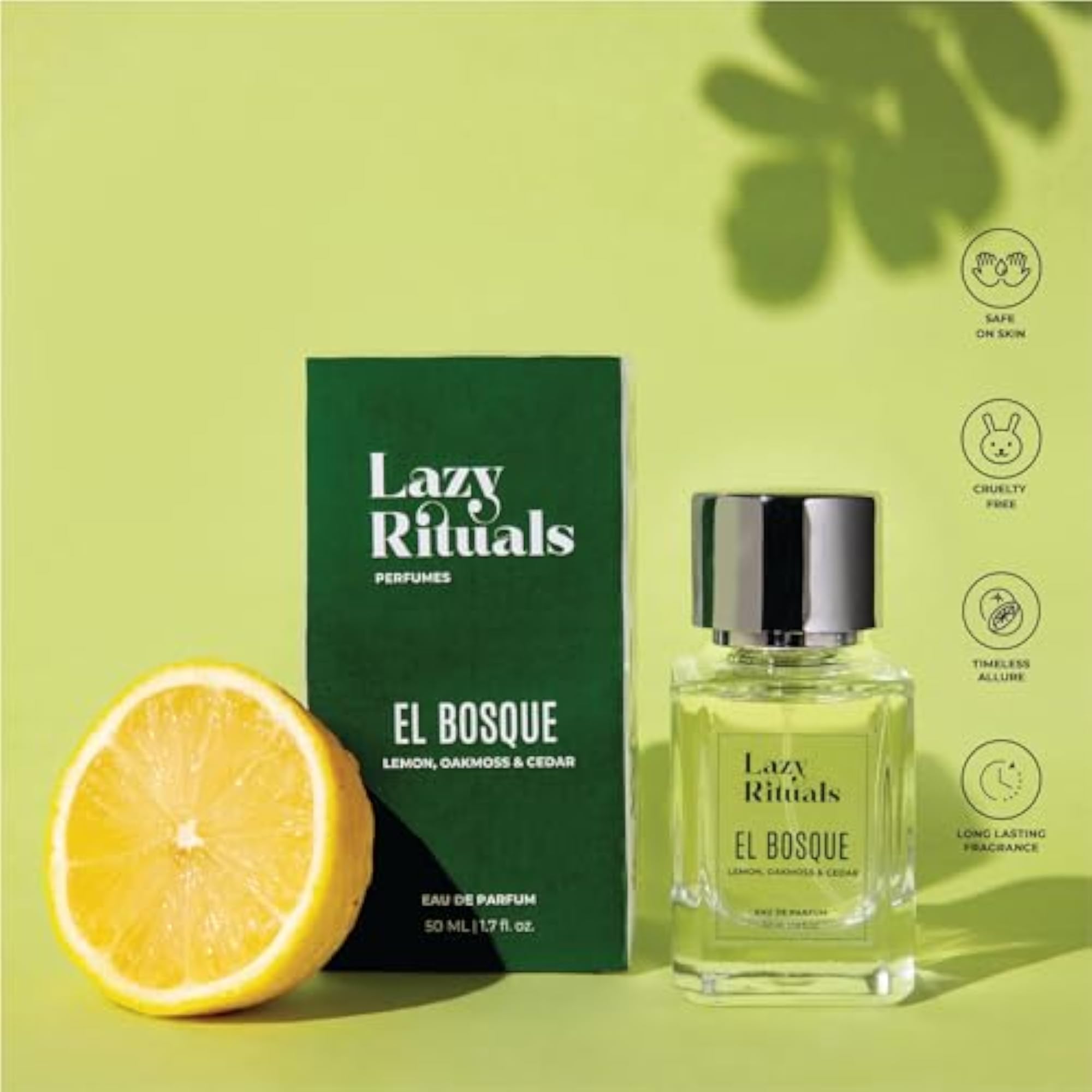 El Bosque Eau de Parfum for Men 50ml, Jasmine & Oakmoss