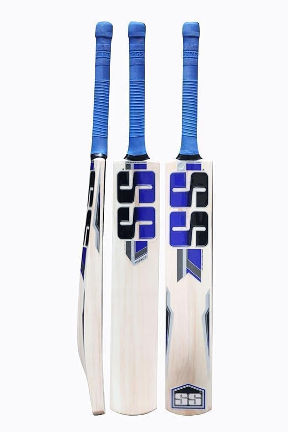 Super Strock_Green Popular Willow Cricket Bat Full Size Play for Plastic Ball,Tennis Ball, Rubber Bal (Blue BAT Full Size Gold A1)