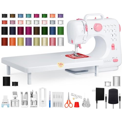 Portable Sewing Machine for Beginners, Small Easy to Use with 12 Built...