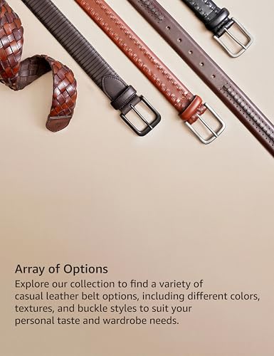 Image of Symbol Premium Men's Genuine Leather Casual Belt