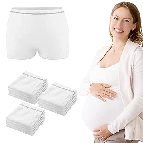 Image of PADRAM Disposable Mesh Underwear Postpartum Hospital Mesh Panties for C-Section High Waist Mesh Postpartum Underwear