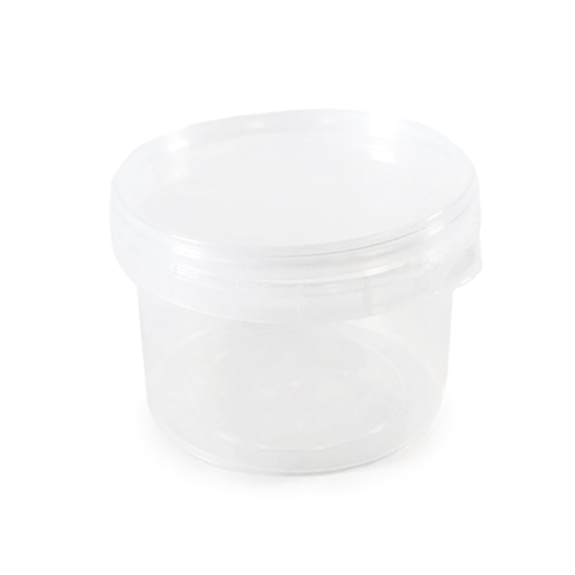Pack de 300 Botes con Tapa Hermética Aptos para Sólidos y Líquidos como Sopas, Encurtidos, Salsas, etc. | Transparentes sin Asa | Capacidad de 555 ml con Medidas 110x78 mm