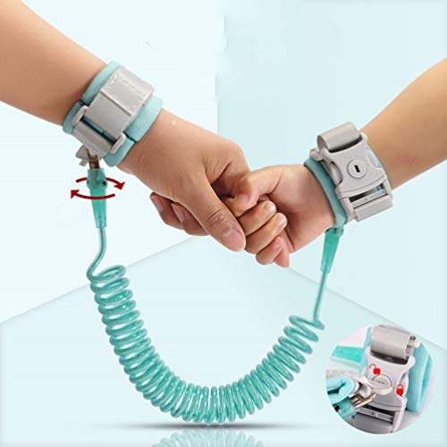 Toyvian Pulseira de segurança para crianças com trava de chave, coleira de segurança para bebês e cr