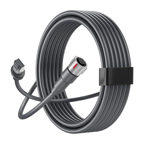 Image of EDUP LOVE Starlink Performance Gen 3 Waterproof Extension Cable 32.8FT /10M | High-Speed Cat 6 Network Cable for Starlink Gen3 Rectangular Satellite, Plug-and-Play, Weatherproof & Durable